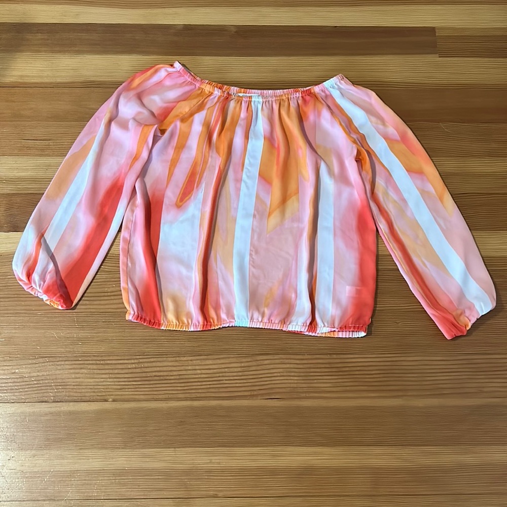 Calvin Klein Pink and Orange Blouse